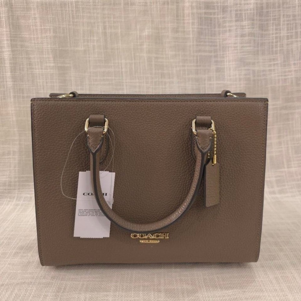 Coach Maggie Small Tote Bag - Gold/Dark Stone